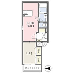 間取図画像 1LDK