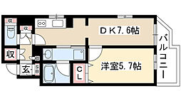 間取図画像 1DK