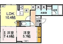 ルサンティエ一社 1階/101