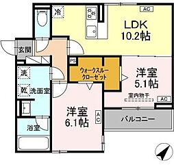 ルサンティエ一社 2階