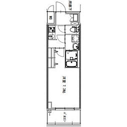 S-RESIDENCE庄内通駅前curere(クラーレ) 8階1Kの間取り