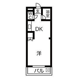 間取図画像 1DK