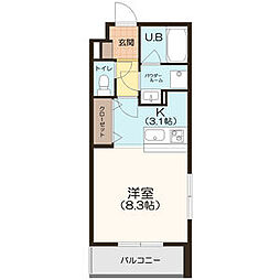 間取図画像 ワンルーム