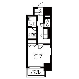 間取図画像 1K