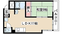 間取図画像 1LDK