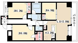 間取図画像 3LDK