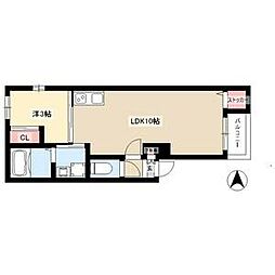 間取図画像 1LDK