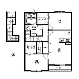 リーブル 結 2階/201