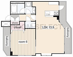 間取図画像 1LDK