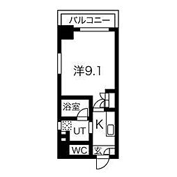 間取図画像 1K