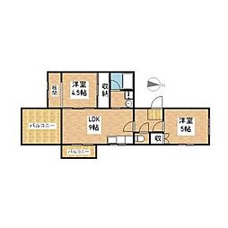 第2シャトーこがね 4階