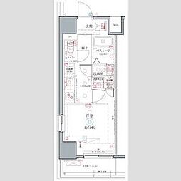 クレヴィスタ名駅南 1Kの間取図画像