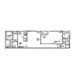 リヴェール元中野II 1LDKの間取図画像