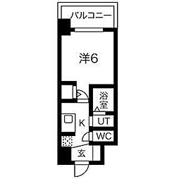 間取図画像 1K