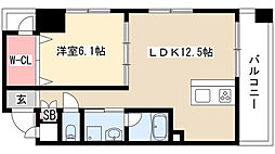 Starheights3 1LDKの間取図画像