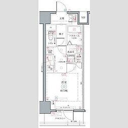 クレヴィスタ名駅南 1Kの間取図画像