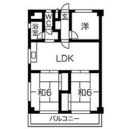 間取図画像 3LDK