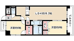 レージュ川秋 4階/4C
