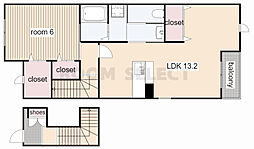 間取図画像 1LDK