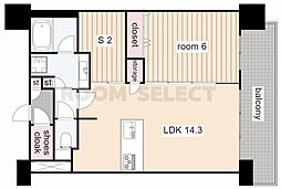 アデグランツ大須 1LDKの間取図画像