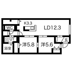 ラシーネ本陣 1階