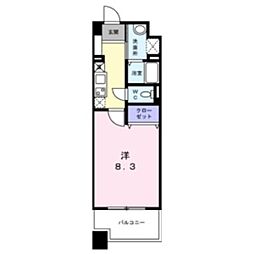 S-FORT浄心 1Kの間取図画像