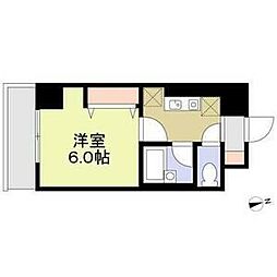 フィール大須 1Kの間取図画像
