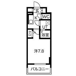 エスリード大須アヴェニュー 1Kの間取図画像