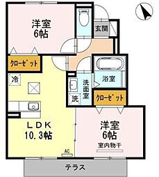 ザ・サン　Ｂ棟 1階