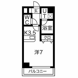 間取図画像 1K