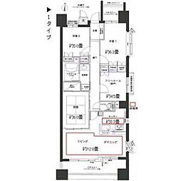 レジディア泉 3SLDKの間取図画像