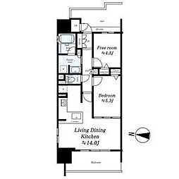 間取図画像 1LDK