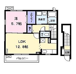 カーサ　コロレ 2階
