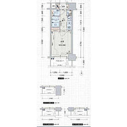 プレサンス新栄デコール 1Kの間取図画像
