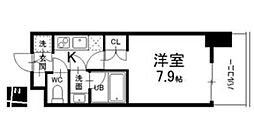 シエルブルー栄 1Kの間取図画像