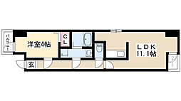 acer 1LDKの間取図画像
