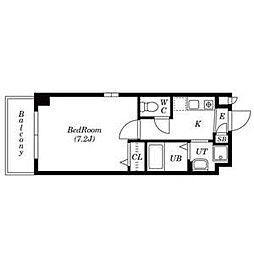 アマーブレ今池 1Kの間取図画像