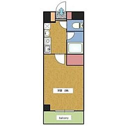 ベル・ステージ竹の山1 1Kの間取図画像