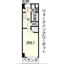 LANATURE 1Kの間取図画像