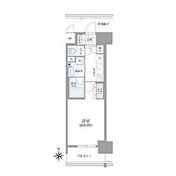 OKBアヴェニール菊井町 1Kの間取図画像