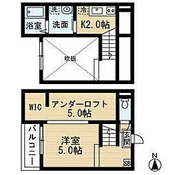 グレイス ワンルームの間取図画像
