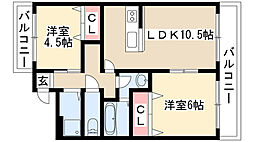 春里ハイツ 4階/402