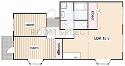 第六サンハイツ大森 2LDKの間取図画像