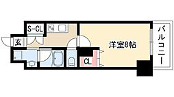 プロシード金山3 1Kの間取図画像