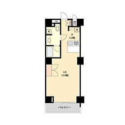 スクエア名駅南 1DKの間取図画像