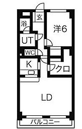 グリーンヒルズ白山 4階/403