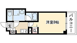 リアライズ一社 1Kの間取図画像
