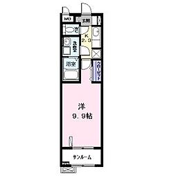 アモーレ篠原橋 2階