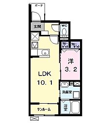 プランドール日比野 1階/102