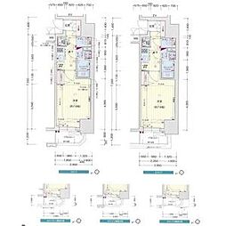 プレサンス千種アイル 1Kの間取図画像
